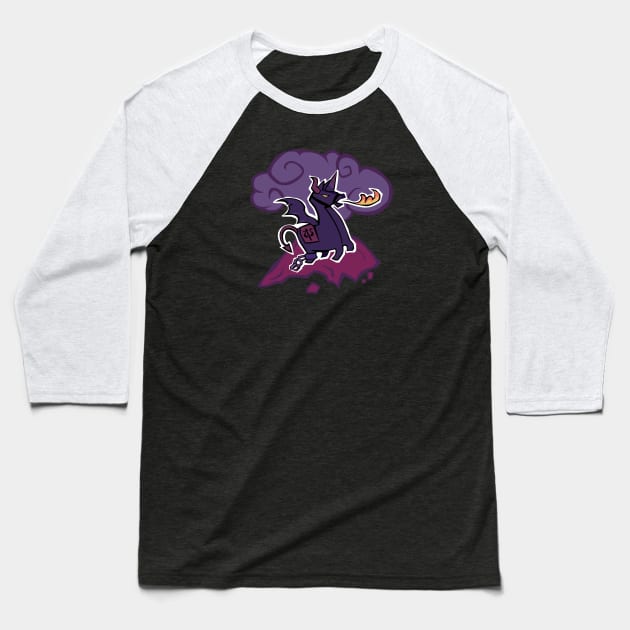 Dark Llama Baseball T-Shirt by vheeta91